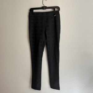 Calvin Klein never worn plaid pull up dress pants. Size XS
